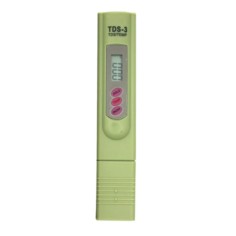 TDS-3 GREEN 1 шт. PC-101 PH Тест er портативный CL2 Хлор качество воды монитор метр портативный домашний плавательный бассейн прибор для измерения PH для аквариума тестовые инструменты - Цвет: TDS-3 GREEN