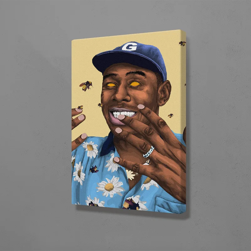 Tyler The Creator rapper хип-хоп поп современный дом Дети Гостиная Спальня Декор печать плакат Картина Настенная живопись холст