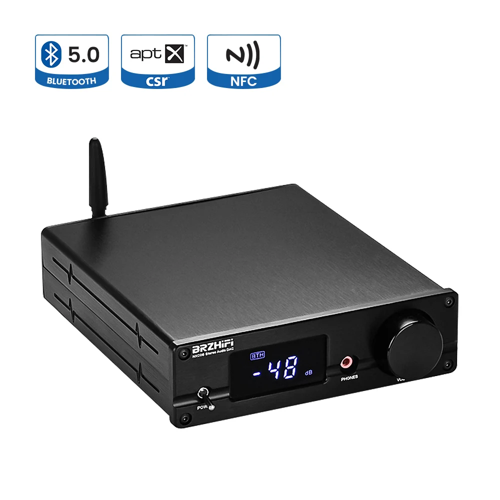 BRZHIFI NXC06 двойной аудио декодер AK4493 Bluetooth 5 0 AK4113 адаптер TPA6120 усилитель для