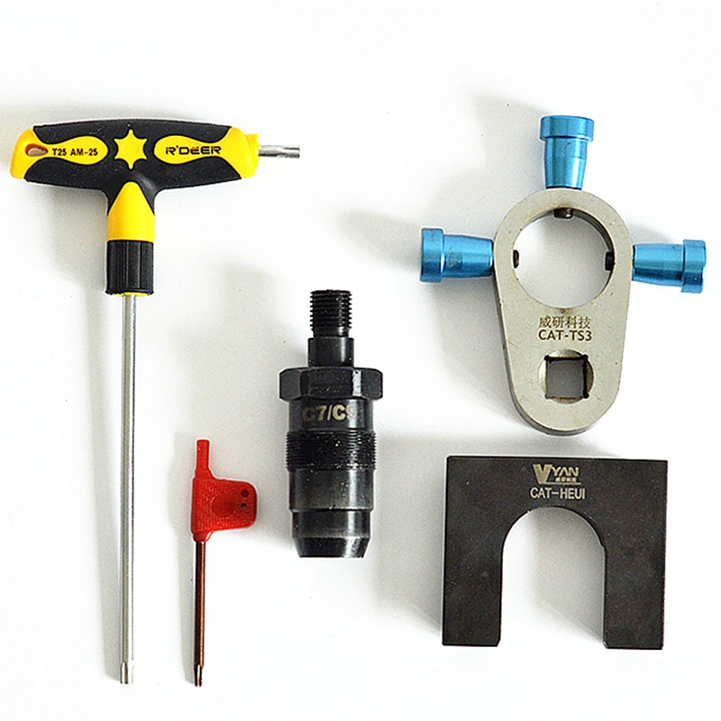 For CAT C7C9 common rail injector HEUI repair tool set clamp C7C9 adaptor