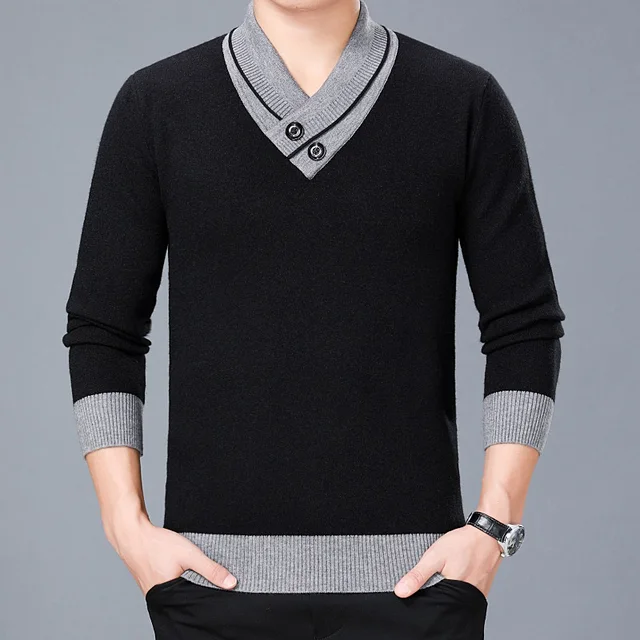DIMUSI Men's Sweater: Timeless Style and Comfort for the Winter Season