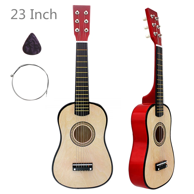 23inch Гитара 23/25 дюймов Акустическая гитара из липы с сумкой pick Струны для детей и начинающих Музыкальные инструменты - Цвет: 23inch
