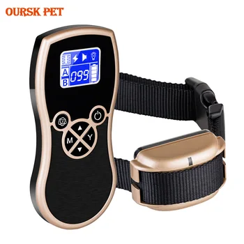 

1000M Electric Dog Training Collar Pet Waterproof Rechargeable Shock Sound Vibration Anti-Bark Remote Control For All Dogs