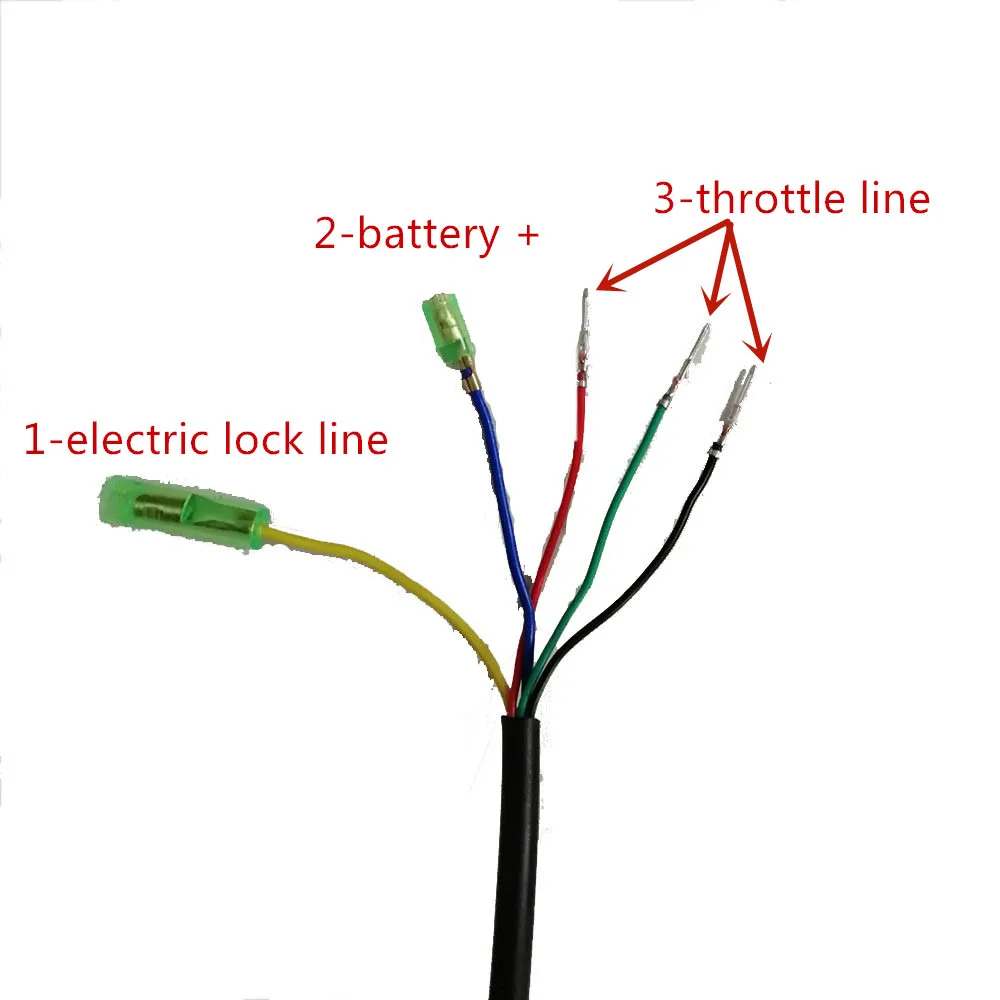 Bnineteenteam Manubrio Con Acceleratore Per Bici Elettrica – Display LED, Manopole Gommate, 4 Colori (Oro, Argento, Rosso, Blu), Compatibile 12V-84V - 2