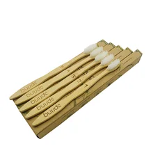 4 шт. Экологичная бамбуковая зубная щетка для ухода за полостью рта бамбуковая ручка Мягкая Щетина зубная щетка отбеливающая зубная щетка для семьи