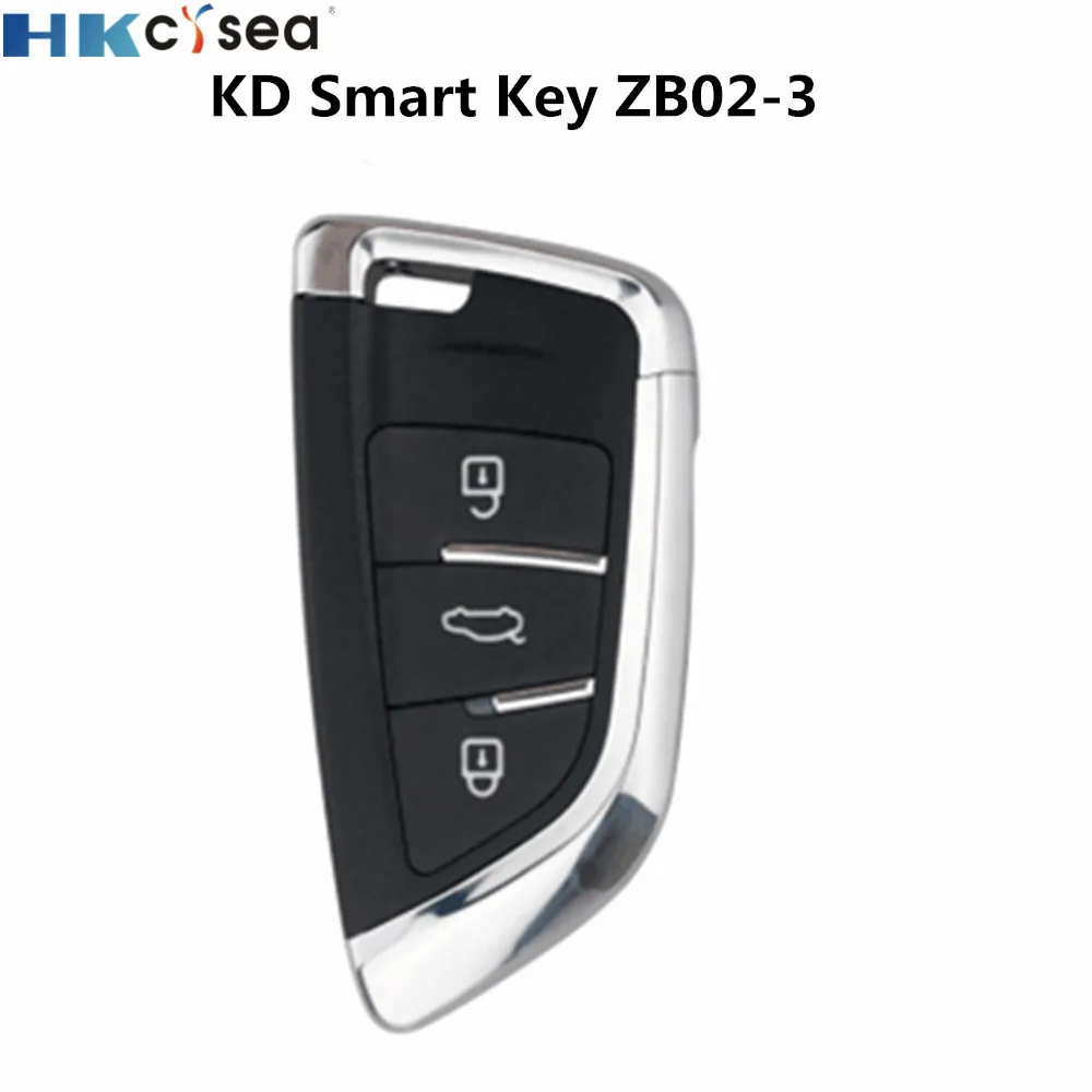 

HKCYSEA Universal KD Smart Key Remote ZB02-3 ZB02-4 for KD-X2 KD900 Mini KD Car Key Remote Replacement Fit More than 2000 Models