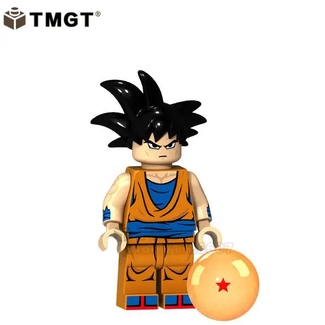 Одна распродажа Dragon Ball Z Сон Гоку гогета плавки ланч-маи Android 17 строительные блоки игрушки для детей - Цвет: XP063-Goku