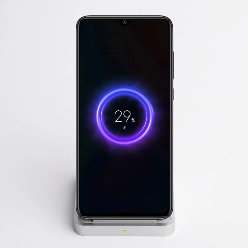 Оригинальное вертикальное Беспроводное зарядное устройство Xiaomi с воздушным охлаждением 30 Вт макс. 19 в 1.6a для Xiaomi Mi9 MiX 2S Mix 3 Qi EPP10W для iPhone XS XR XS