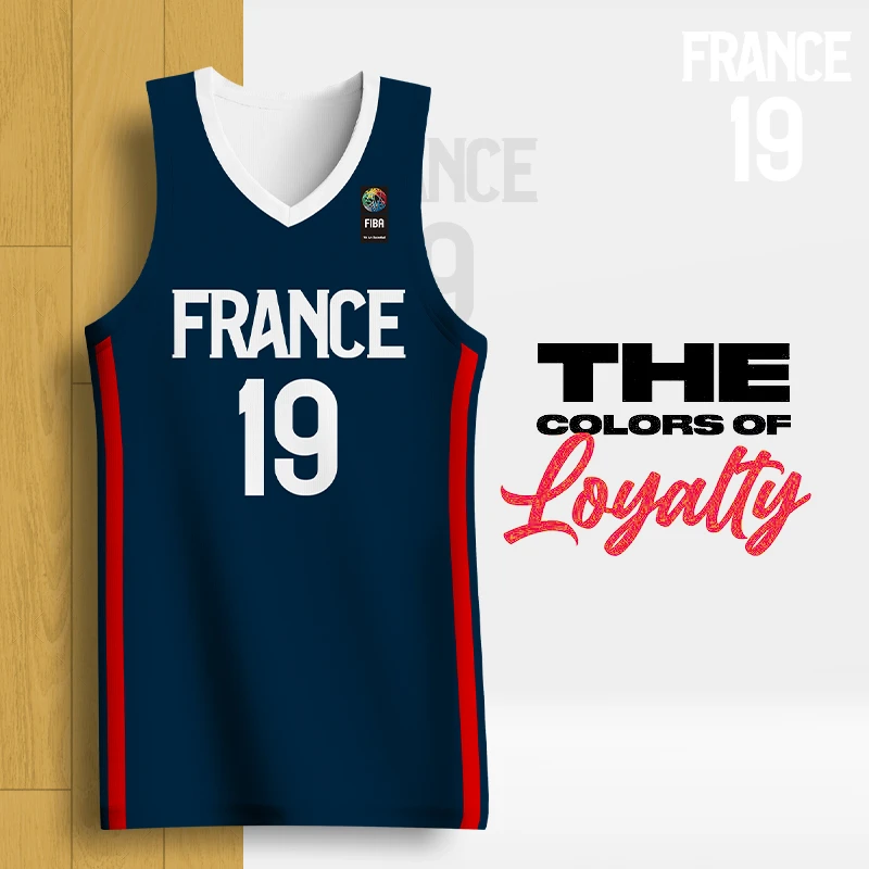 Camisetas de baloncesto para hombre, uniforme de completa, letras estampadas de la República de Francia, Logo personalizable, chándales secado rápido|Camisetas de baloncesto| - AliExpress