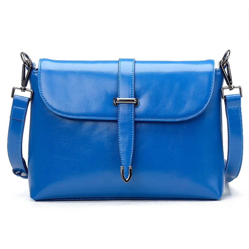 

Closeout Special Offer Manufacturers a Generation of Fat Hot Selling Women's Retro Genuine Leather Shoulder Square Sling Bag Ove