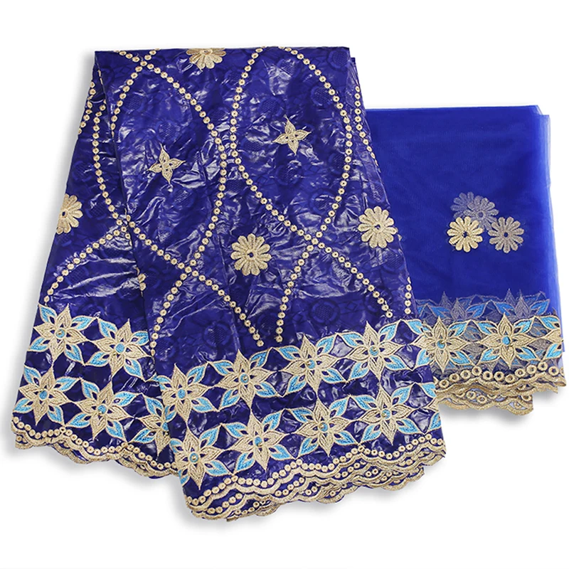 Tissues Textil Austria Guinea Brocade Fabric African Bazin Riche