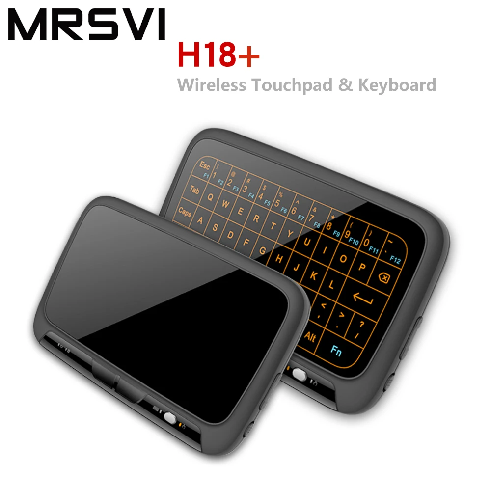 MRSVI новый дизайн H18 + полноэкранная сенсорная беспроводная клавиатура с тачпадом