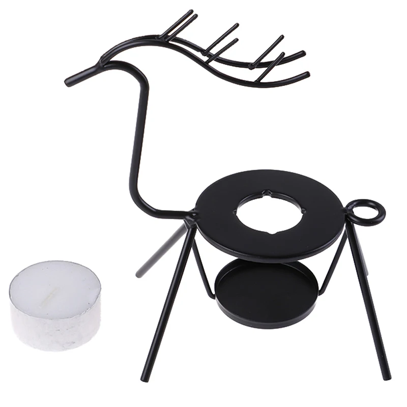 

1pc Deer Shape Sealing Wooden Wax Stove Vintage Envelope Sealing Stamp Wax Retro Fire Warmer Melting Furnace Stamp Tool