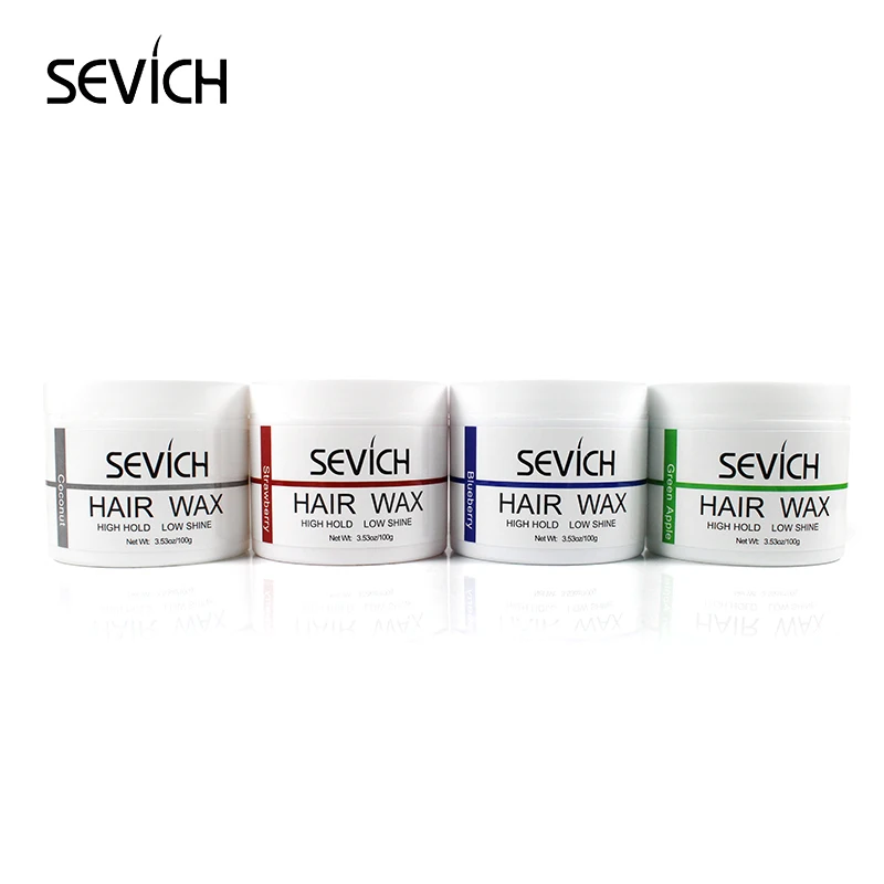 Sevich четыре вкуса воск для укладки волос сухой воск для стайлинга салонный продукт воск для окрашивания волос гель воск для волос для мужчин длительный 100 г крем для волос