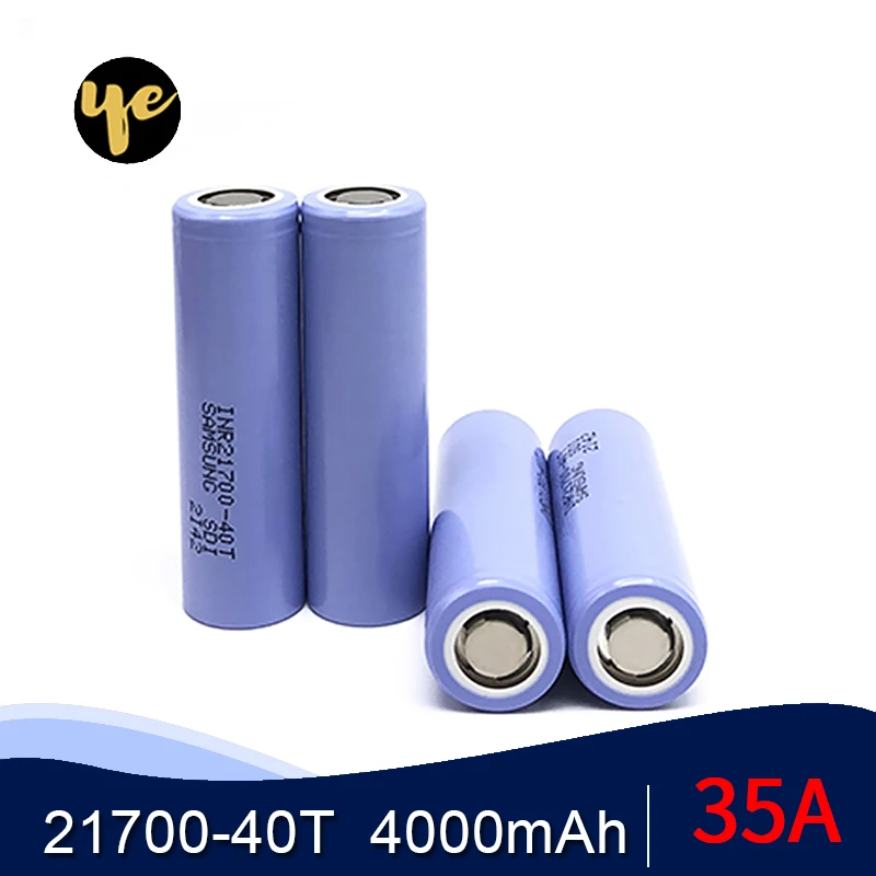 Оригинальный inr21700 40T 4000mAh 3 7 V 21700 30T батарея питания 35A разрядные гаджеты