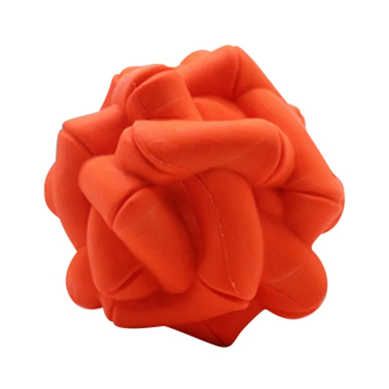 Orange Color Супер прочность игрушка для молярной резины домашних животных Нетоксичная твердая чистка зубов игрушка для собак интерактивные Игрушки для маленьких средних и больших игрушка для домашних питомцев Z - Цвет: Orange Color