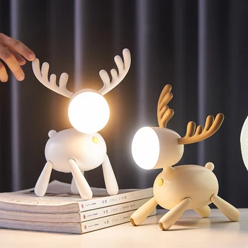 

cute Figurines Deer Statue Geometric Resin Home Decor Statues Deer Figure Sculpture Modern Decoration Abstract Home Decoration