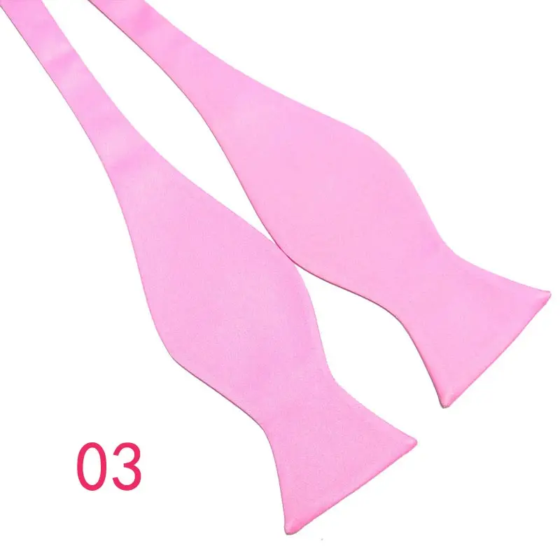 Высоко качественные носки черный, красный сплошной связанный корсет галстук-бабочка, роскошный Для Мужчин's шёлковый жаккардовый тканый бабочка для классический Свадебная вечеринка подарок - Цвет: Pink