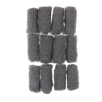 

12Pcs/lot Steel wire Cleaning Equipments Steel Wool Pads Kitchen Wire Cleaning Stainless Steel Ball Pan Cleaner Kitchen Supplies