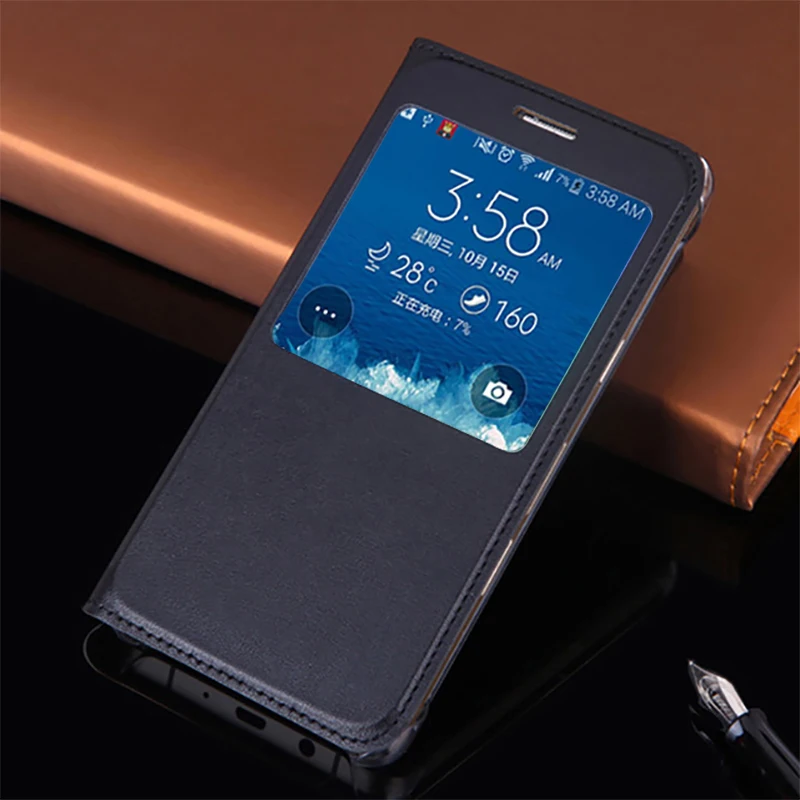 Чехол-книжка для Samsung Galaxy S7 S 7 Edge SM G930 G935 Glaxay Gaxaly s GS7 edge кожаный прозрачный |
