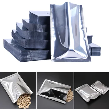 

100PCs Vacuum Sealer Pouches Storage Bag Heat Seal Aluminium Foil Bags Food Grade Heat Sealing Bag For Convenient Food Nuts