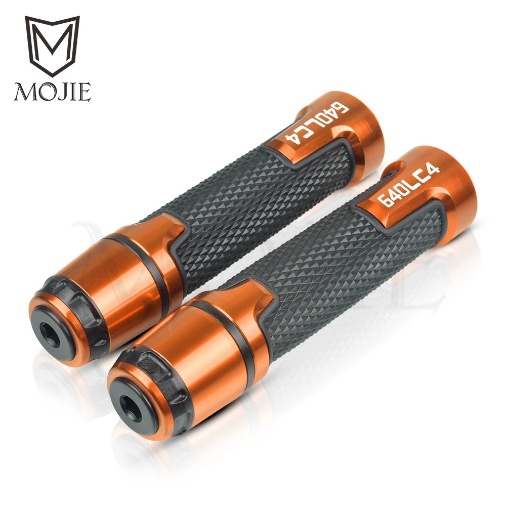 Orange 22 мм мотоциклетные ручки крышка ползунок защита от падения Кепки рука бар конец для KTM 640 LC4 супермото 2003-2006 2004 2005 - Цвет: Orange
