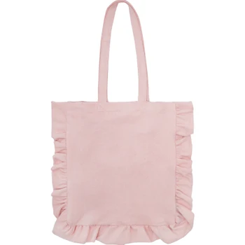 

2020 Canvas shoulder bag female fashion simple girl lovely sweet lace bag suede handbags TANTO