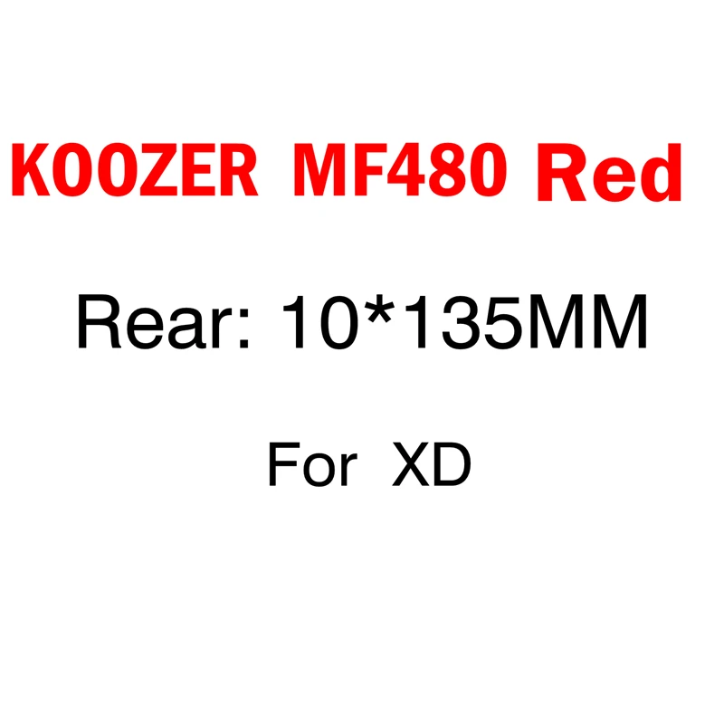 XD Red 10X135mm Koozer MF480 32H отверстие MTB ступица 24T трещотка велосипедный дисковый тормоз 4 герметичный Подшипник Ступицы через ось быстрый выпуск для Shimano XD - Цвет: XD Red 10X135mm