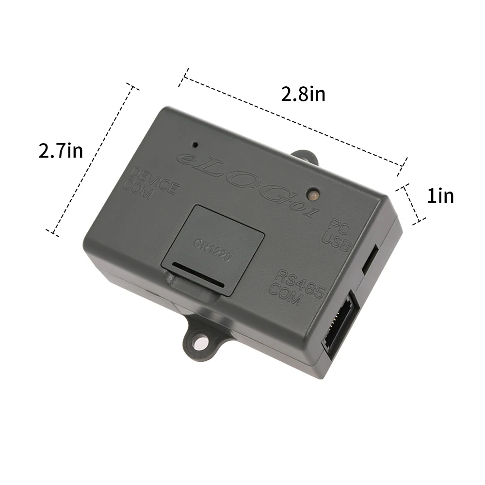 

Hot Data Logger eLOG01 Data Logger Real-Time For MPPT Solar Controller With RS485 Port Record Solar System Working Data