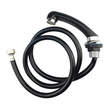 

BEAU-Universal 1/2 Inch Width Faucet Tube Plumbing Pipe, Shampoo Bed Faucet Shower,High Density, No Leak,Black, Flexible