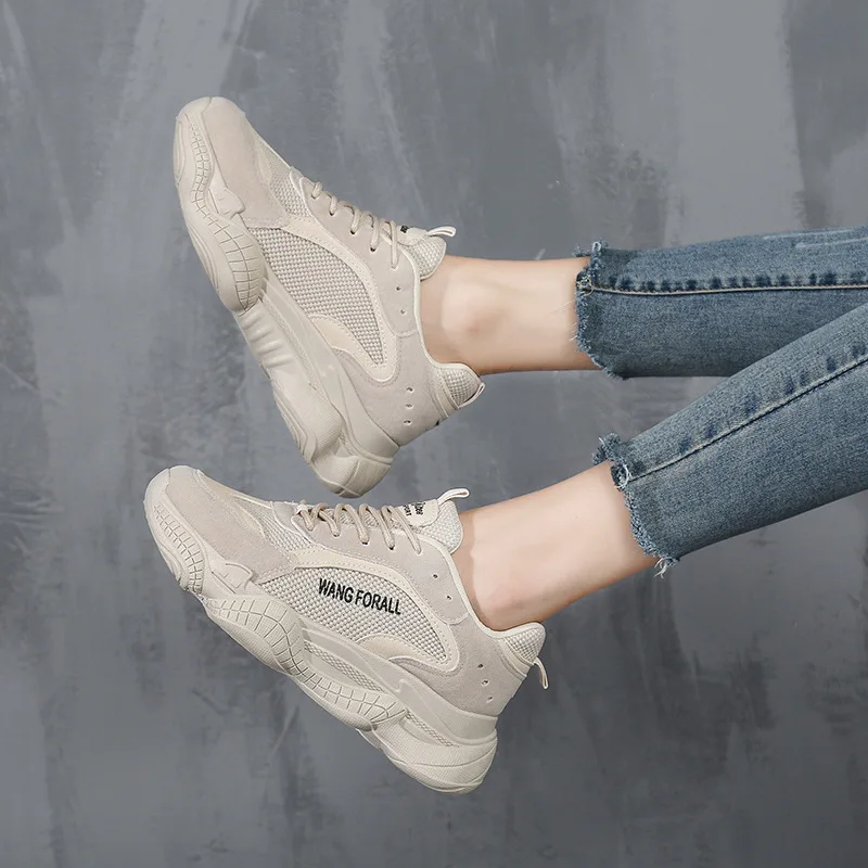 

WOMEN'S Shoes 2019 Spring Fashion Thick Bottomed Casual Sports Shoes INS Super Fire Dad Shoes WOMEN'S Shoes