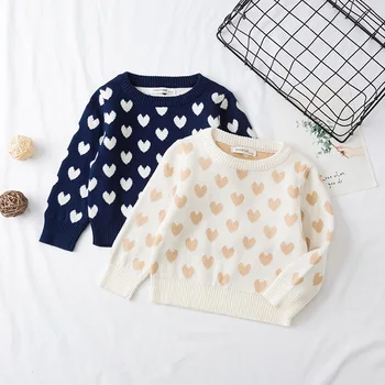 

sweater girl 2019 winter long sleeve warm spring knitted baby girls sweater girls pullover top 1-7 year sweater girls winter