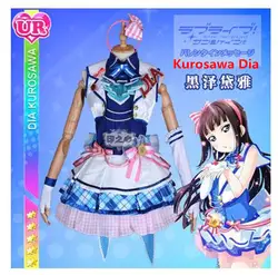 Аниме Love Live Sunshine Aqours Kurosawa Dia After School Аркада игровая форма косплей костюмы лолиты платье H