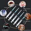 50Pcs Plastic Disposable Injector Dispensing Injection Syringe For Feeding Pet Filling Liquid Perfume Injection 1/2/5/10/20ml 4
