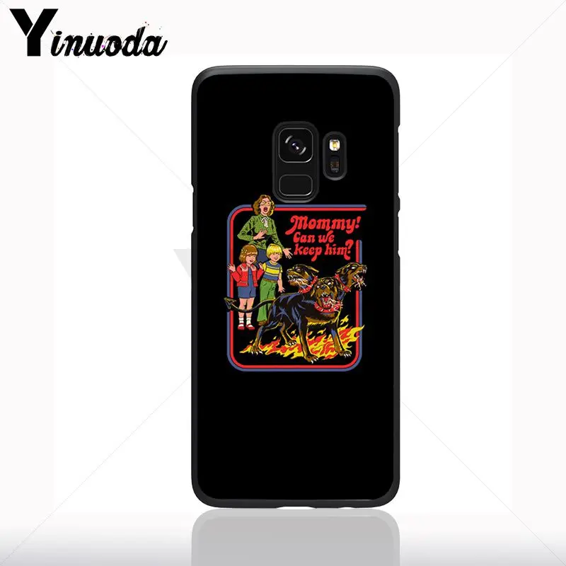 Lucu Halloween Setan Vintage Mari Kita Memanggil Setan Grafis Ponsel Case untuk Samsung Galaxy S10plus S9 S8plus A50 A70 A10 Ponsel