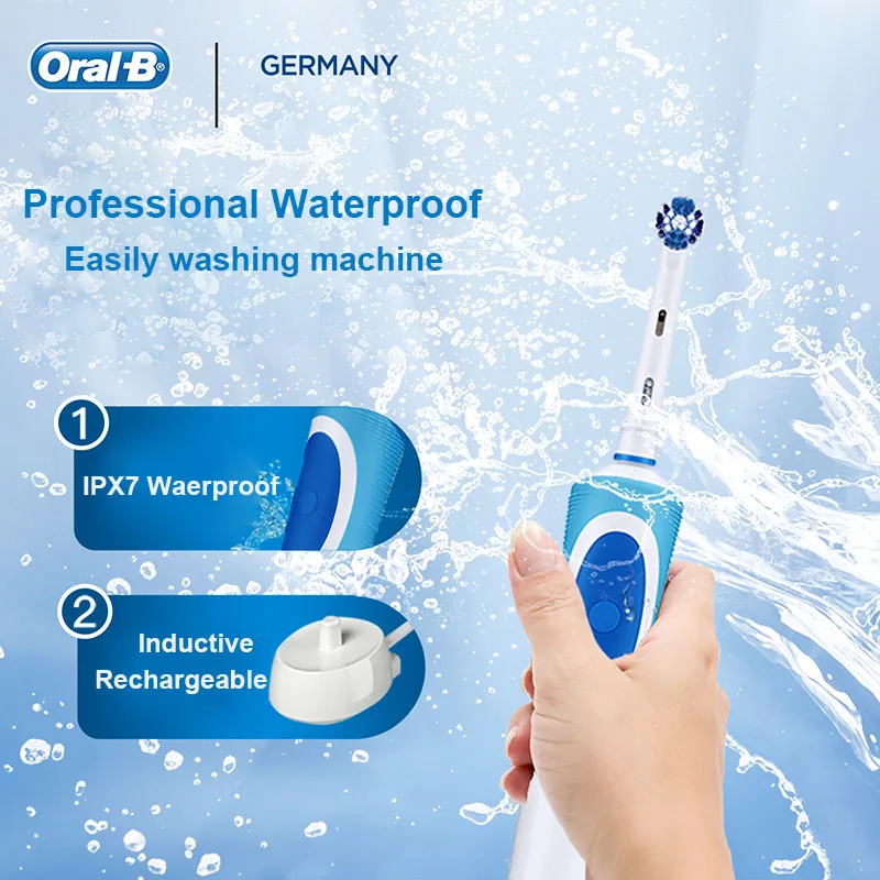 Oral B D12 Series Vitality Electric Toothbrush Soft Bristle Repalcement Brush Head with Travle Box Rechargeable IPX7 Waterproof Oral B D12 Series Vitality Electric Toothbrush Soft Bristle Repalcement Brush Head with Travle Box Rechargeable IPX7 Waterproof