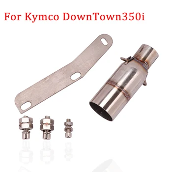 

For Kymco DownTown350i Motorcycle Exhaust System Modified Middle Intermediate Connecting Pipe escape moto escapamento de