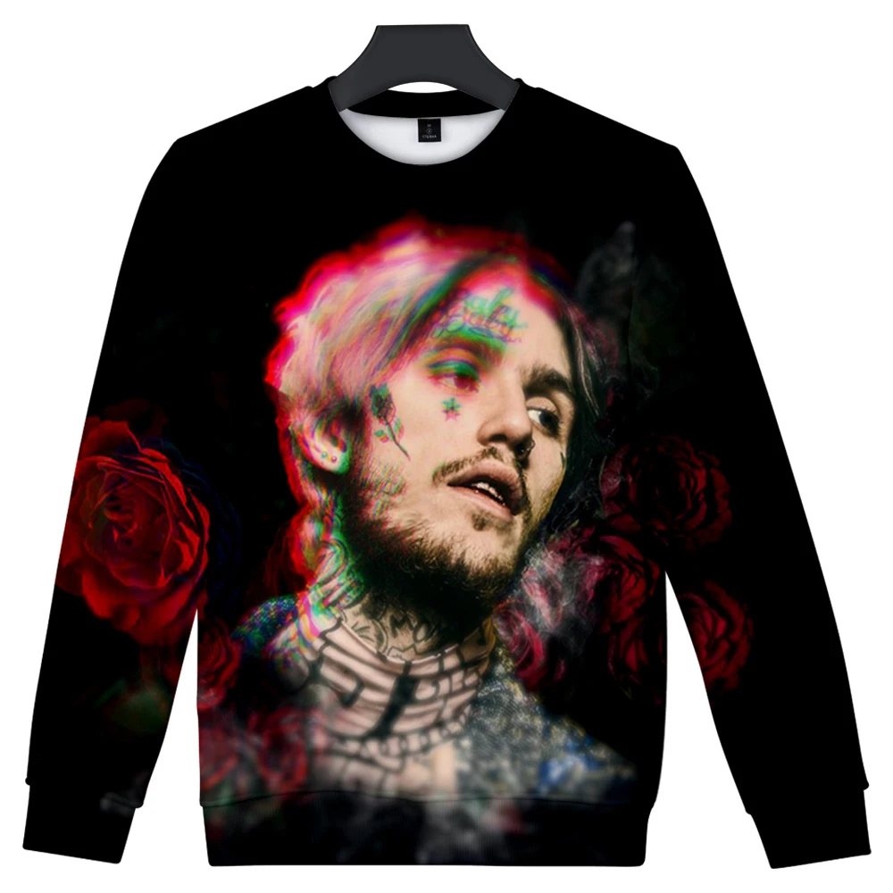 Новинка Lil Peep толстовка модная повседневная монолитная толстовка с круглым вырезом для мужчин/женщин зимний популярный пуловер в стиле Харадзюку уличная одежда