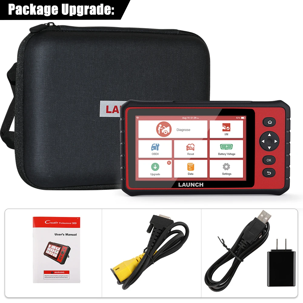 LAUNCH X431 Crp909 Wifi Автомобильная полная система OBD2 сканер ABS TPMS SRS Airbag Reset PK X 431 V + MK808
