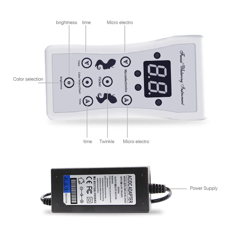  Led Mask Beauty Instrument Beauty Skin Mask Instrument Seven Color Photon Skin Rejuvenation Instrum - 4000187075955