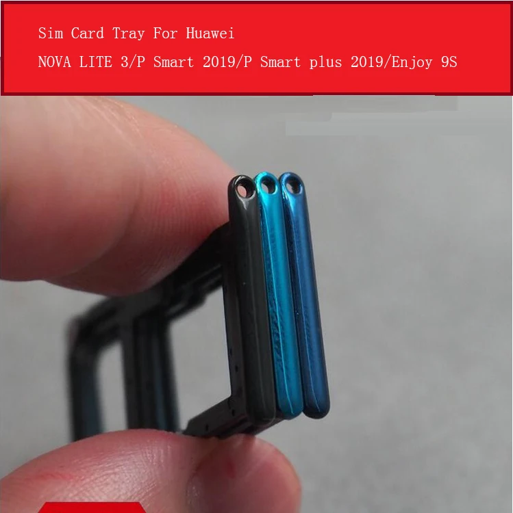 SIM Card Tray Holder For Huawei NOVA LITE 3 P Smart Plus 2019 Enjoy 9S Micro Sim Slot Adapter Replacement Repair Parts | Мобильные
