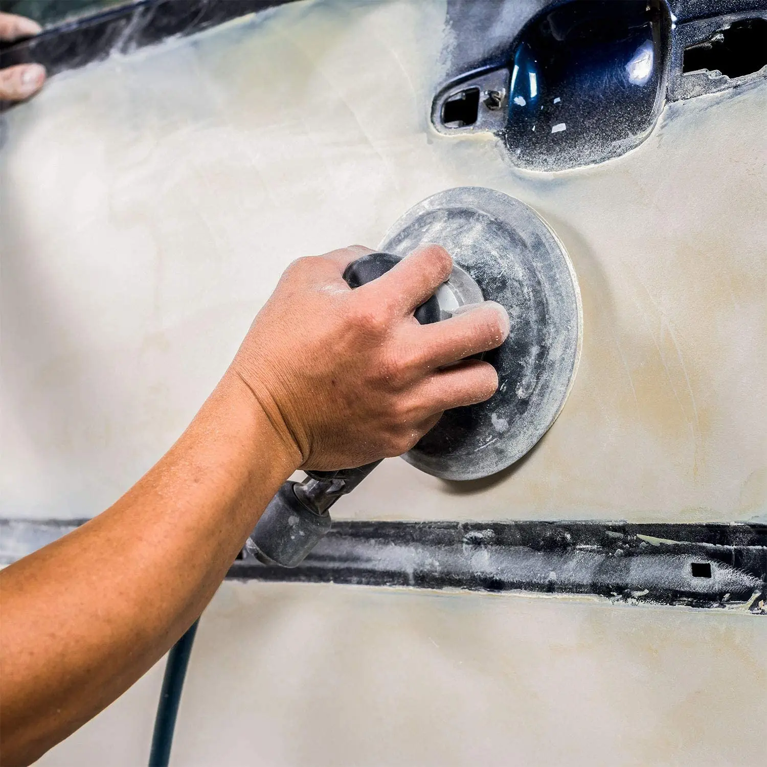 GEOGIEEW Lot De 40 Feuilles De Papier Abrasif 150 Mm (grain 40) | Disques Abrasifs De Qualité Supérieure à 15 Trous Avec Oxyde D'aluminium Et Base De Papier Latex | Compatible Avec Ponceuse