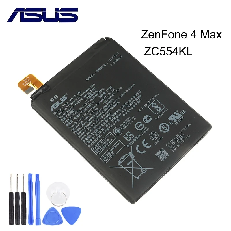 Asus C11p1612 Baterai Original For Asus Zenfone 4 Max Pro Plus Zc554kl X00id 5 5 5000 Mah Kapasitas Tinggi Baterai Ponsel Aliexpress
