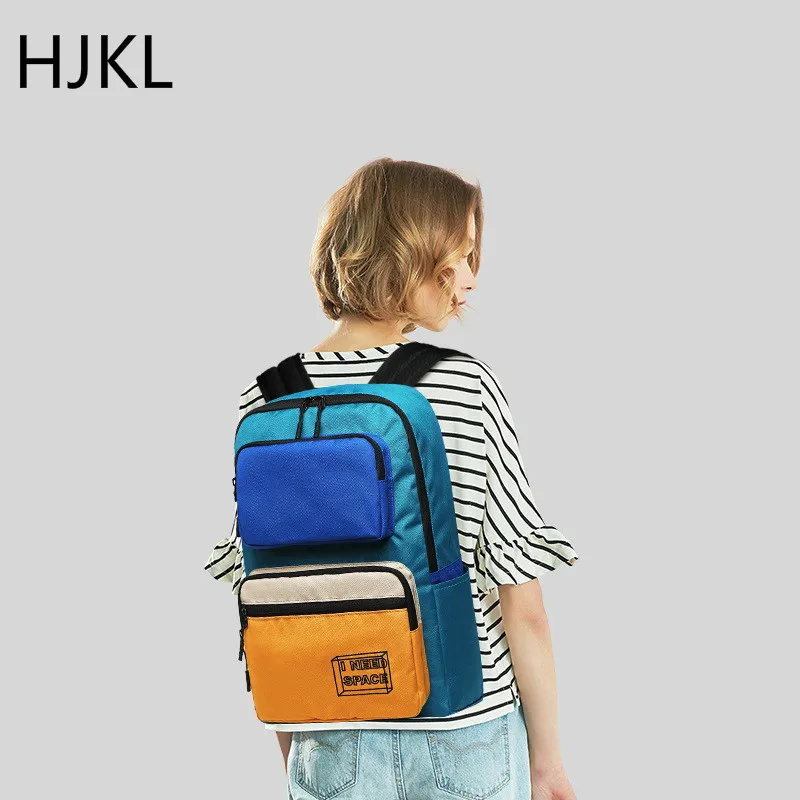 

College Student Bag High Quality Large Capacity Backpack Casual Fashion Multicolor Travel Bags Male Female Schoolbag 2020 New