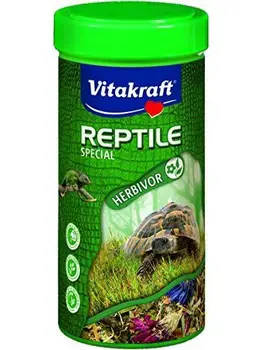 

Vitakraft Reptile Spécial Mélange Alimentation 250 ML pour Reptiles Herbivores Tortue/Iguane