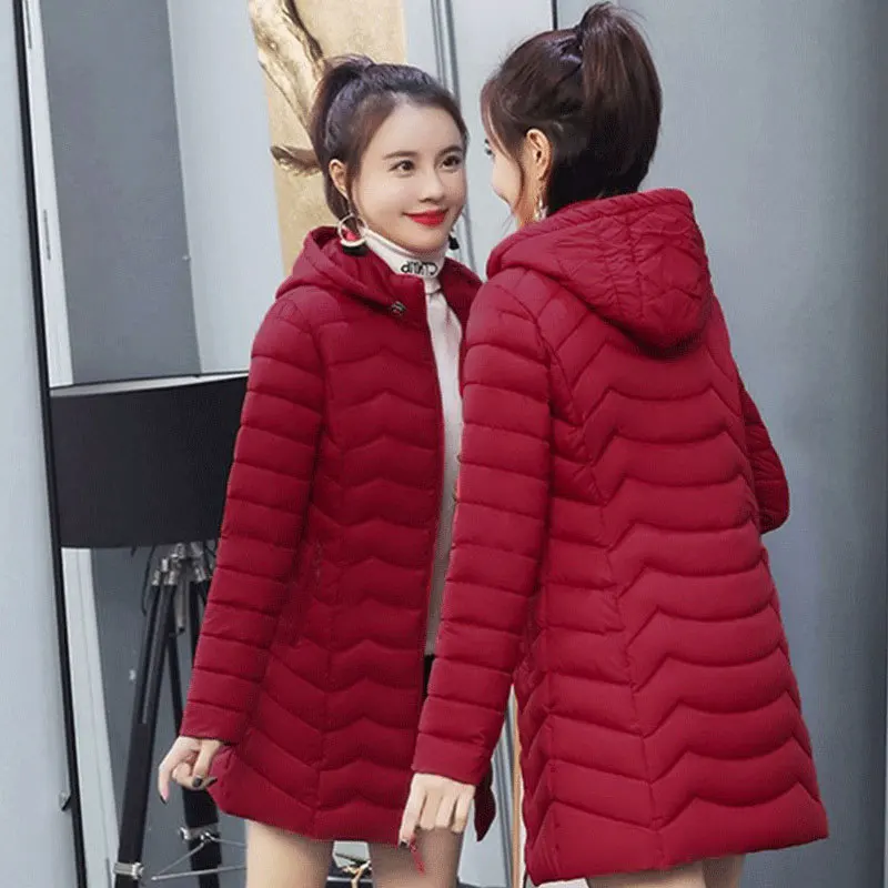 

Women Winter Clothes Tops Manteau Femme Hiver Puffer Long Jacket Cheap Coats Big Size Harajuku Icebear Hat 6xl Ropa Mujer YL517