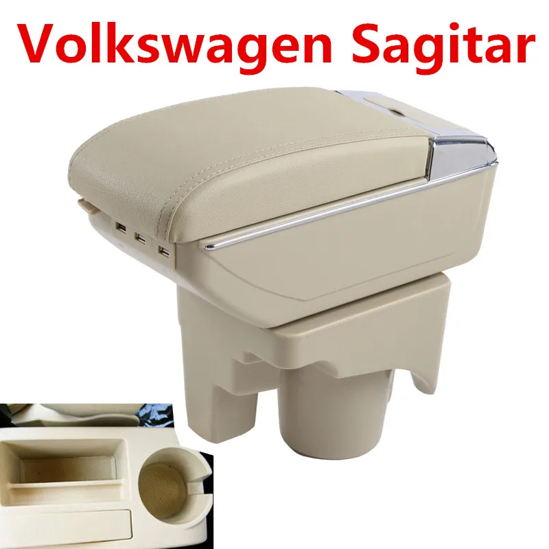 Автомобильный подлокотник центральный ящик для хранения с USB для volkswagen golf 6 sagitar Bora GLI Vento golf Wagon a5 2005-2011