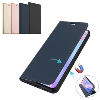 

for OPPO Realme 3 5 6 Pro 5i XT Case Leather Flip Stand Shockproof Wallet Cover OPPO Reno Z/K3/Reno Ace Find X2 A52 Case Card