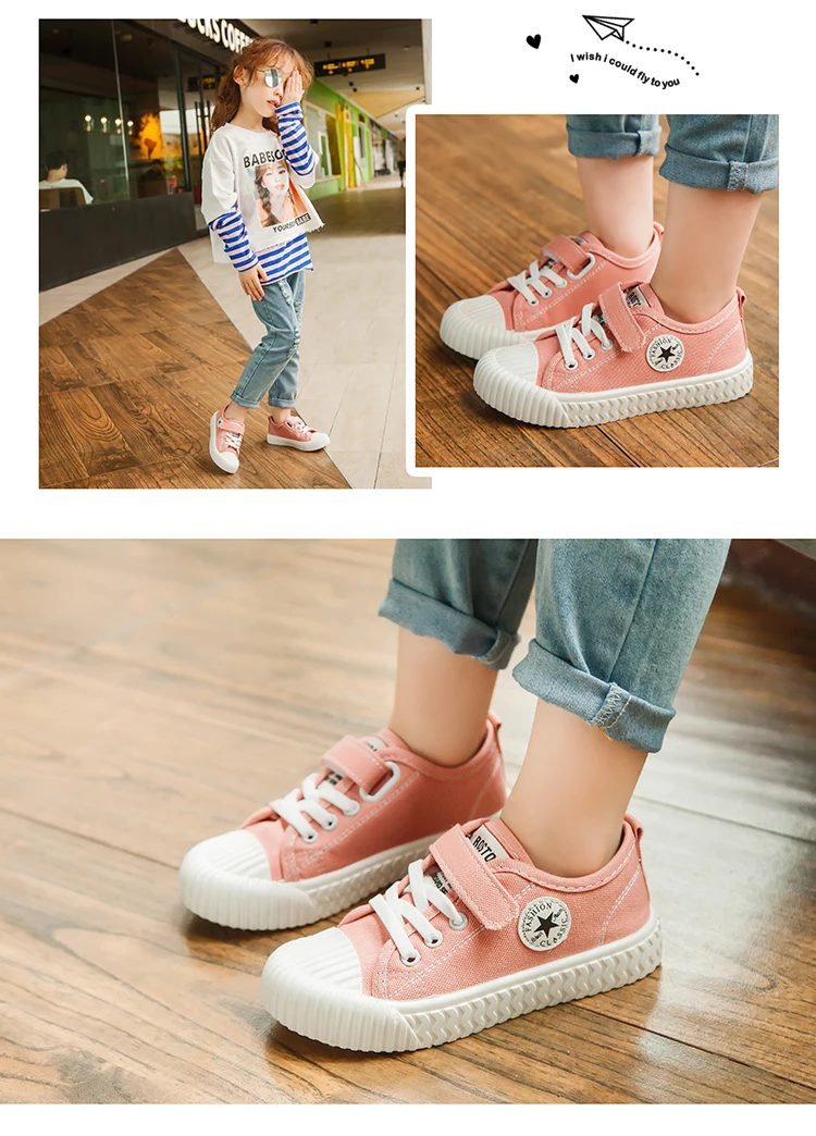 JGSHOWKITO Fashion Brand New Unisex Kids Shoes For Boys Girls Children Casual Sneakers Candy Color Sneakers Classic Running Flat