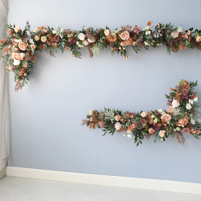 

HVAYI-Wedding Artificial Flower Row, Floral Wall Background Decoration, Arch Decor, Welcome Area Backdrop Arrangements